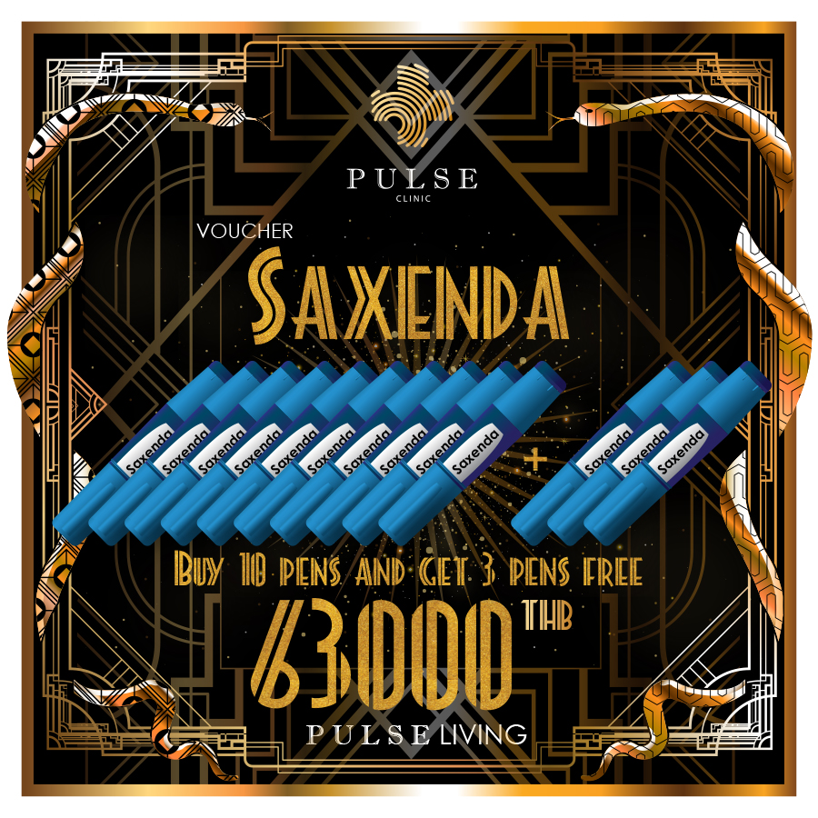 PULSE-LIVING - Voucher Saxenda x 10 Pens (FREE 3 Pens)